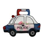 Cartoon Police Car Shape Die Cutting Stand Up Pouch Bags Wholesale with