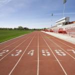 Non Toxic Jogging Track Material Eco-Friendly Synthetic Sports Flooring