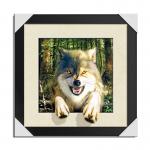 Stock 5D pictures with Frame 3D Lenticular Pictures Popular Wolf Image