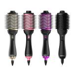 4 In 1 Multi Functional Hot Air Dryer Comb Brush Hair Curler Tourmaline Ceramic