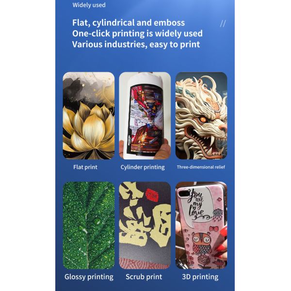 Digital Flatbed Printing Equipment custom Flat Bed UV Printing Machine