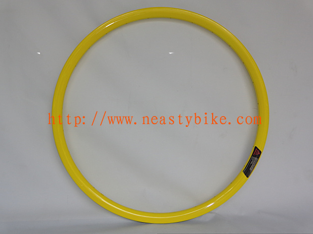 26" MTB bike carbon rims,Full Carbon rims;23mm mountain bicycle wheel and rims(yellow)