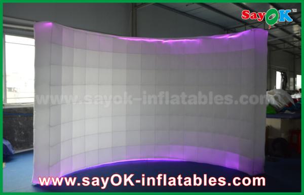 Photo Booth Props Led Strip Lighting Inflatable Wall Photo Booth Wedding For