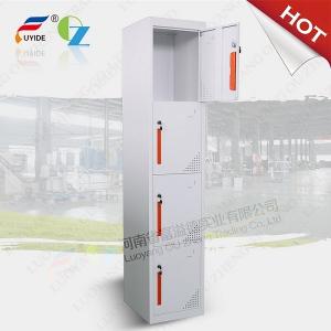 Wholesale Single row Four door steel locker FYD-G004,H1850XW380XD450mm,Electrostatic Powerer coating from china suppliers
