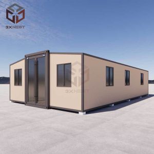 Wholesale Fireproof 40ft Expandable Container Home Modular House With Terrace from china suppliers