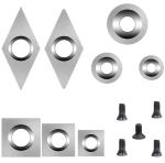 Replacement Round 18mm Tungsten Carbide Woodturning Inserts Round Shape