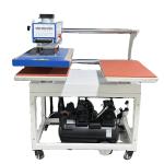 2 Station Heat Press Machine For T Shirt Printing Sublimation 160 KG Online