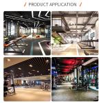 Gym and Dance Sports SBR EPDM Rubber Floor Mat 3mm-15mm Thickness for Maximum
