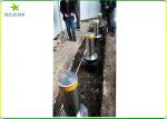 Remote Control Hydraulic Rising Bollards , Electric Retractable Bollards Height