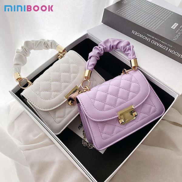 Korean Style Bling Bling Woman's Bags PU Leather Woman Crossbody Bags for Daily