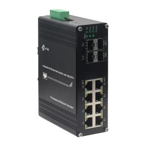Wholesale Industrial L2+ 8-Port 10 100 1000T + 4-Port 1000X SFP Managed Ethernet Switch from china suppliers
