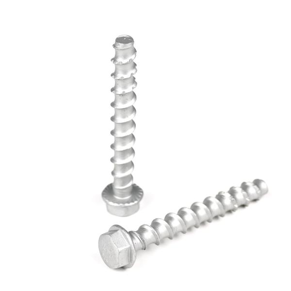 Steel M10 90mm Hex Flange Cement Concrete Bolts for Self Tapping Concrete Anchor