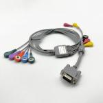 ECG Lead ECG Holter Monitoring System Cable For Changchun Digital 15 Pin Length
