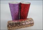 Sparkle Mixed Glitter Fabric Sheets , Pu Leather Multi Color Glitter Fabric