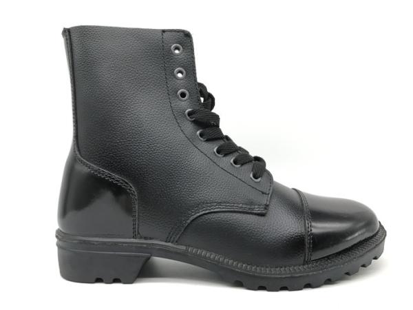 Pointed Toe Burnished Leather Boots , Womens Steel Toe Work Boots Size