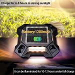 Outdoor LED Marine Solar Dock Light Warning Step For Driveway 123*123*23 MM