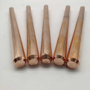 Wholesale 3/4&quot; 19mm Earth Rod Solid Copper Earth Rods from china suppliers