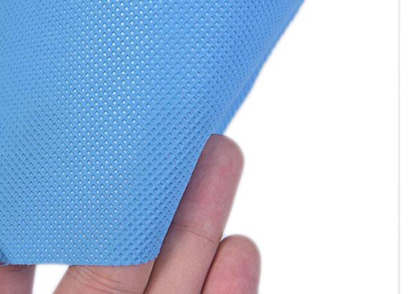 Medical Blue SMMS SMS Non Woven Fabric High Strength For Hospital Surgical Gown