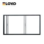 Soundproofing Double Sliding Glass Doors Exterior Powder Coated Aluminium Frame