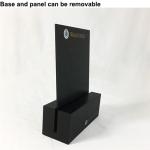 Brand Advertising Luxury Acrylic Table Display Menu Insert Stands Tabletop