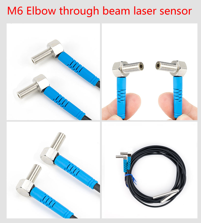 LUOSHIDA DC 3 Wire All Series Through Beam Laser Sensor 20m / 30m Sensing Distance