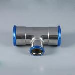 SS304L / SS316L Straight Coupling Fitting , Stainless Steel Push Fit Fittings