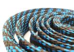Black PET Expandable Braided Cable Sleeving Electrical Wiring Harness 3.0mm