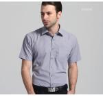 Slim Fit Custom Made Dress Shirts Plain White Classic Cut Adjustable Cuff Sgs