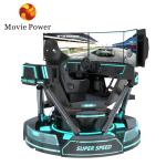 Hydraulic 4d Car Racing Simulator Game Machine 6dof Motion Platform Driving