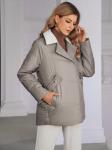 Elegant Design Thin Long Padded Coat For Women In Curry Green Beige Gray Black