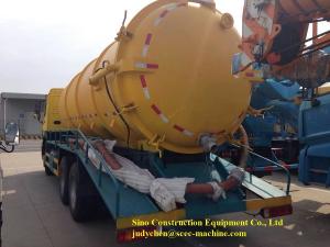 Wholesale 22000L Vacuum Sewage Suction Vehicle 20 - 25m3 Waste Water Collection Truck from china suppliers