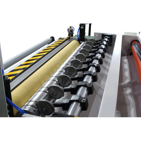 JRT Industrial Roll Rewinding Line with On Line Slitters for Soft and Absorbent Tissue Products