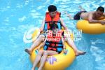 Large Lazy River Equipment / Aqua Play Park Galvanized Carbon Steel Supporting