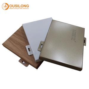 Wholesale Waterproof 10 Years Warranty Aluminum Aluminium Wall Panels / Exterior Decorative Metal Wall Cladding from china suppliers