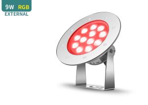 Wholesale External Control Underwater Pool Lights SS316L Waterproof 9W VDE Cable from china suppliers