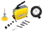 Sectional Electric Drain Cleaning Machine Yellow For Max 6 Inch Pipe