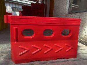 Wholesale Rotational Roto Moulded Products Road Barrier 1350x750mm 3 Holes from china suppliers