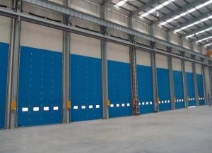 Wholesale Electric / Manual Insulated Sectional Doors Anti Breaking For Warehouse Remote control electric panel steel material from china suppliers