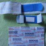 Blue Medical Detectable Adhesive Band Aids Protect Wounds