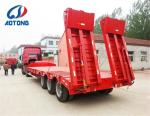 13000-18000X3000X1750mm Extendable Low Bed Trailer for Heavy Equipment