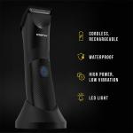 Men Electric Body Trimmer And Shaver eplaceable Ceramic Blade IPX7 Waterproof