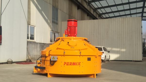 Replacement Mixing Blades Industrial Concrete Mixer 30kw Flexible Layout Short