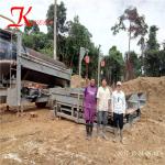 keda gold and diamond mining equipment gemstone mobile gold trommel wash plant
