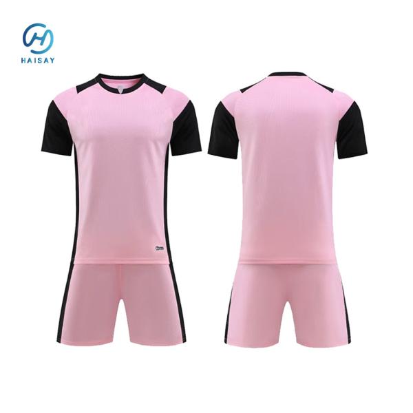 Adult Size, Breathable Polyester Football Jersey - Bold Black, Match Ready,