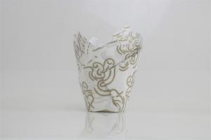 Wholesale LFGB Greaseproof Paper Tulip Muffin Cups For Cake Baking from china suppliers
