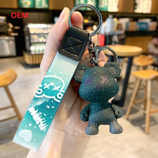 3d Character Keychain Custom Keychain With Metal Key Ring