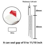 Self Adhesive Door Sweep Silicone Door Bottom Weather Stripping Soundproof
