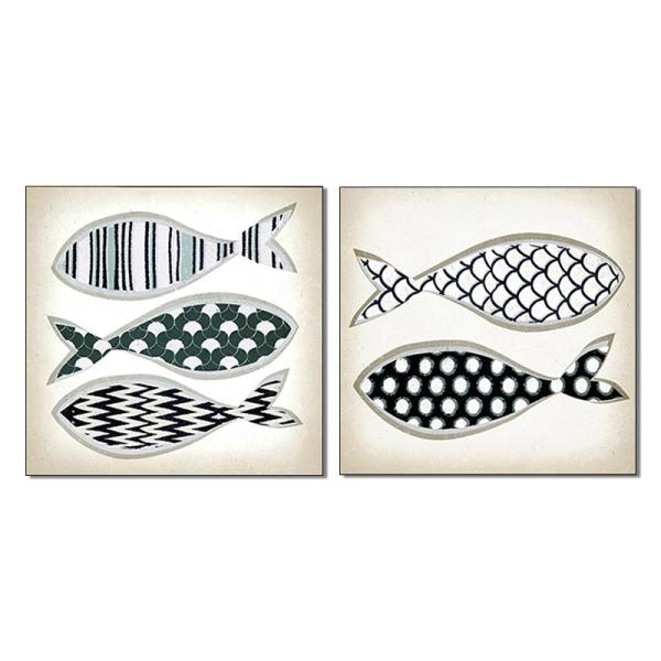 Fish Images Canvas Prints Spray Painting Popular In The Europe Market Minimalist