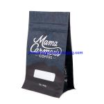Custom flat bottom gusset bag, stand up gusseted poly bags for food