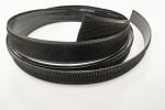 Good quality 25mmm black colour custom Rigid velcro Hook curtain tape